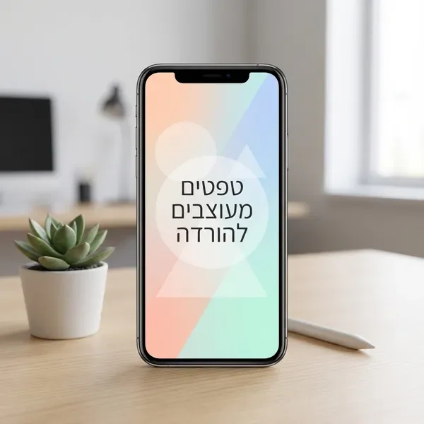 רקע מינימליסטי בגוני ורוד וכחול