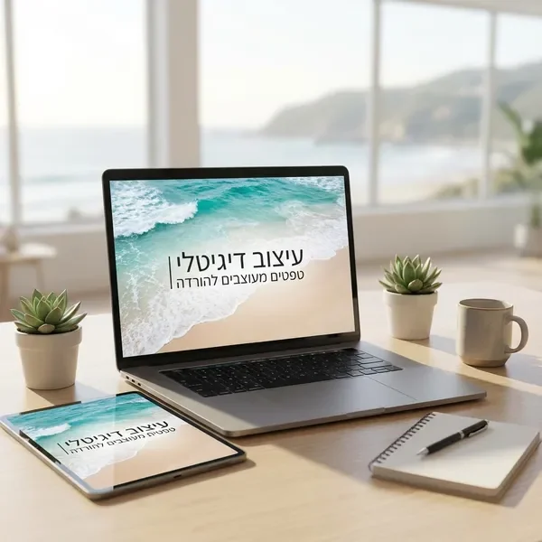 רקע ים וחוף בגוני טורקיז